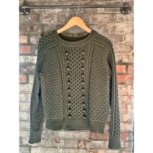 J Crew Cable Knit Sweater
